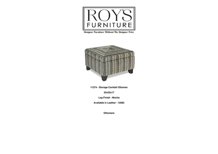 11274 Storage Ottoman