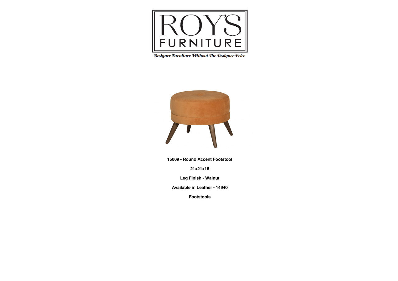 15009 Round Accent Footstool