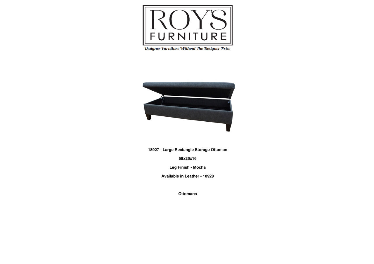 18927 Storage Ottoman