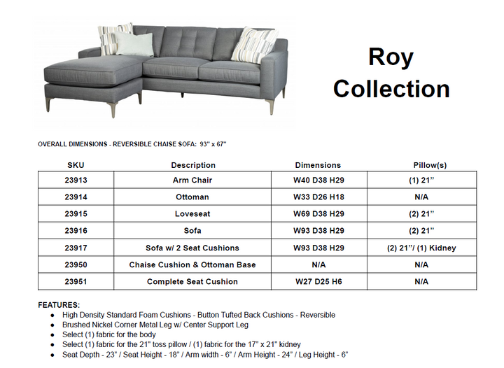 Roy Sectional