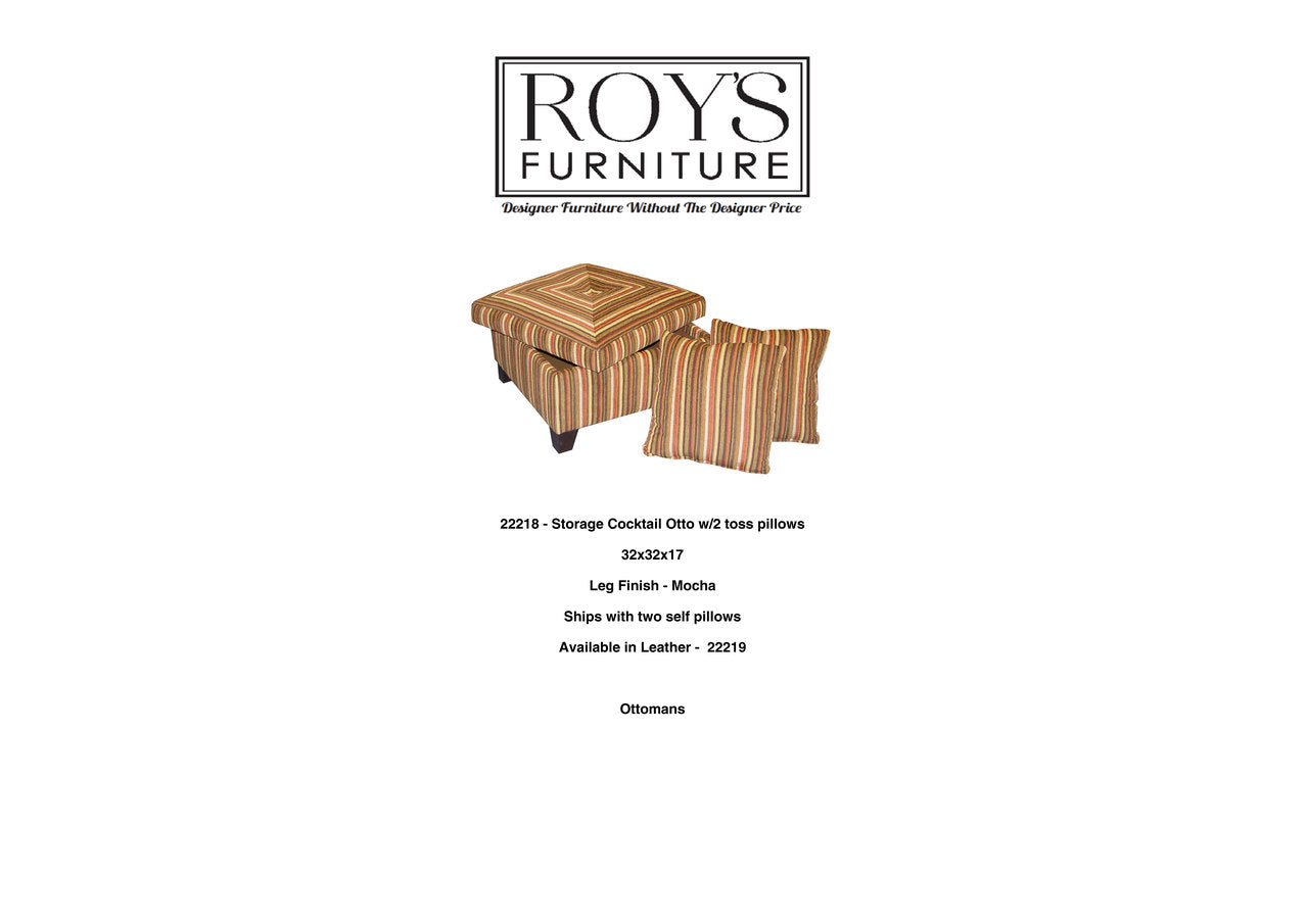 22218 Storage Ottoman
