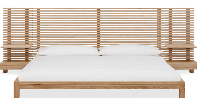 Reed Queen Bed W/ Nightstands