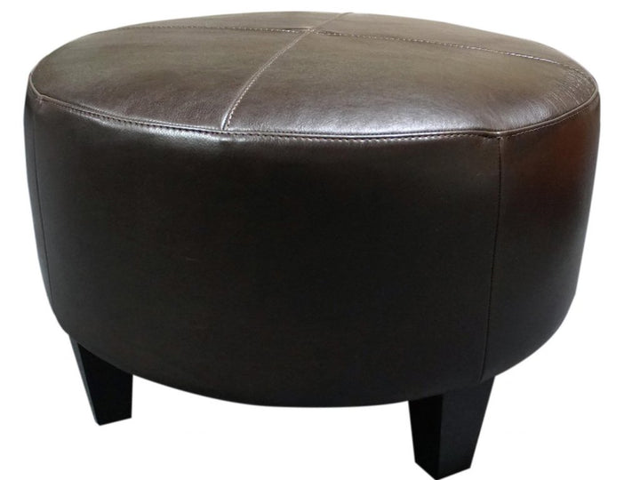 22096 Leather Ottoman