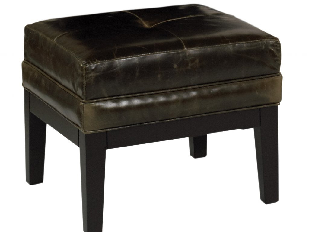 22215 Leather Footstools