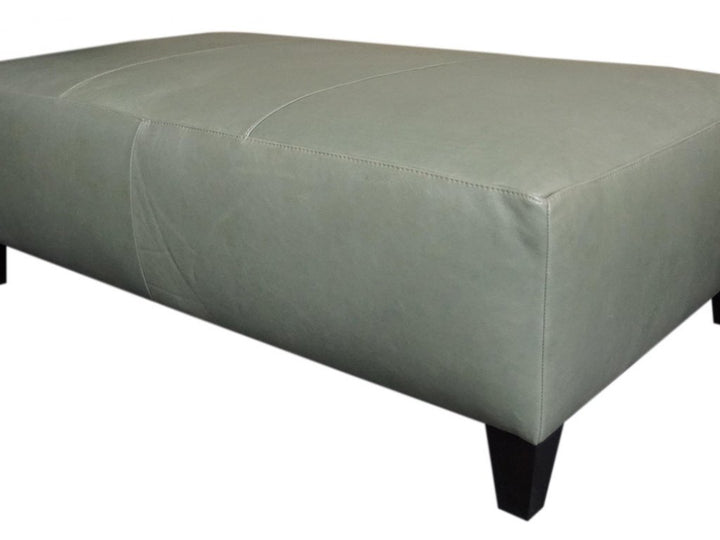 18932 Leather Ottoman