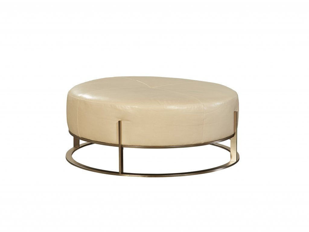 29922 Leather Ottoman