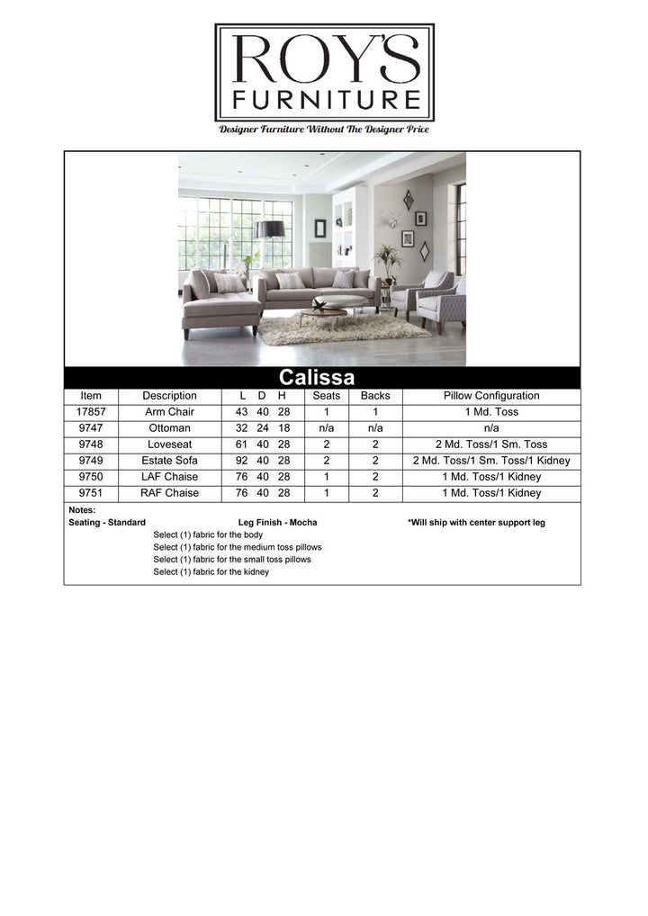 Calissa Sofa