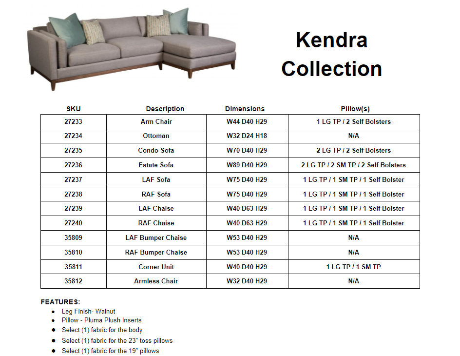 Kendra Sectional