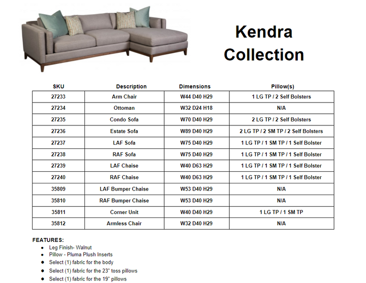 Kendra Sectional