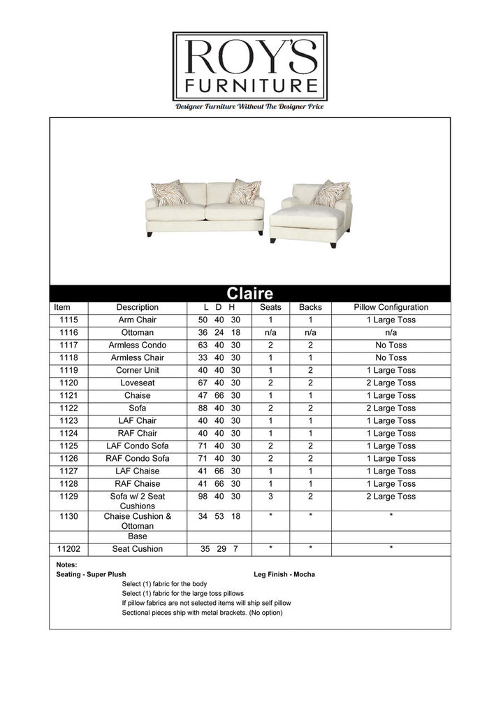 Claire Sectional