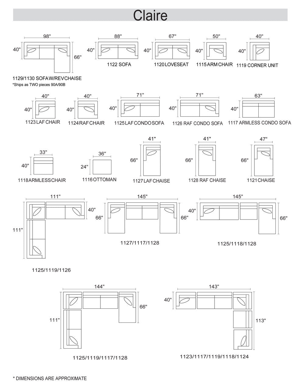Claire Sectional