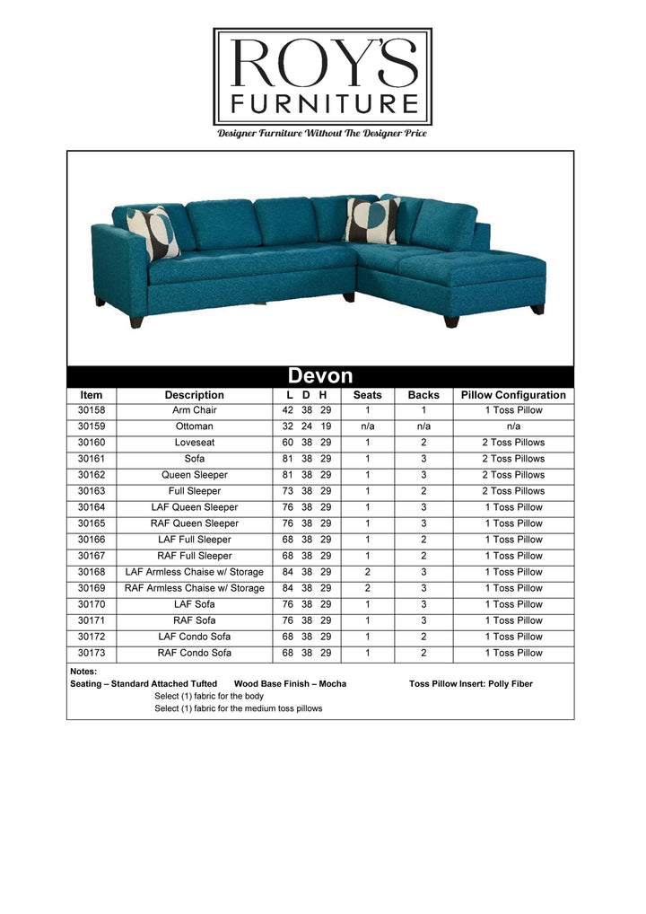 Devon Sectional