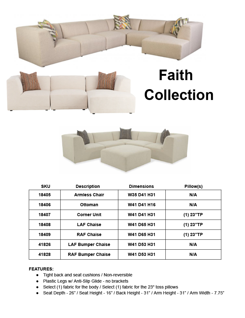 Faith Sectional