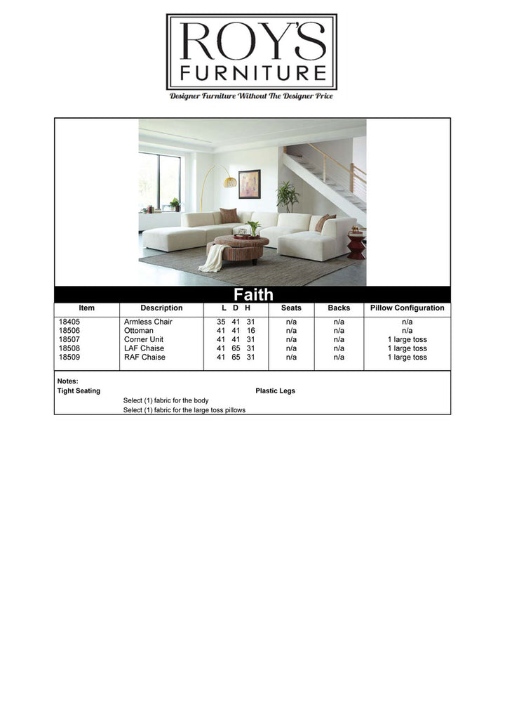 Faith Sectional