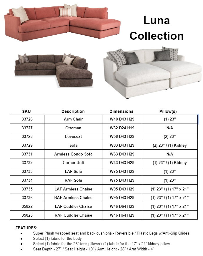 Luna Sectional