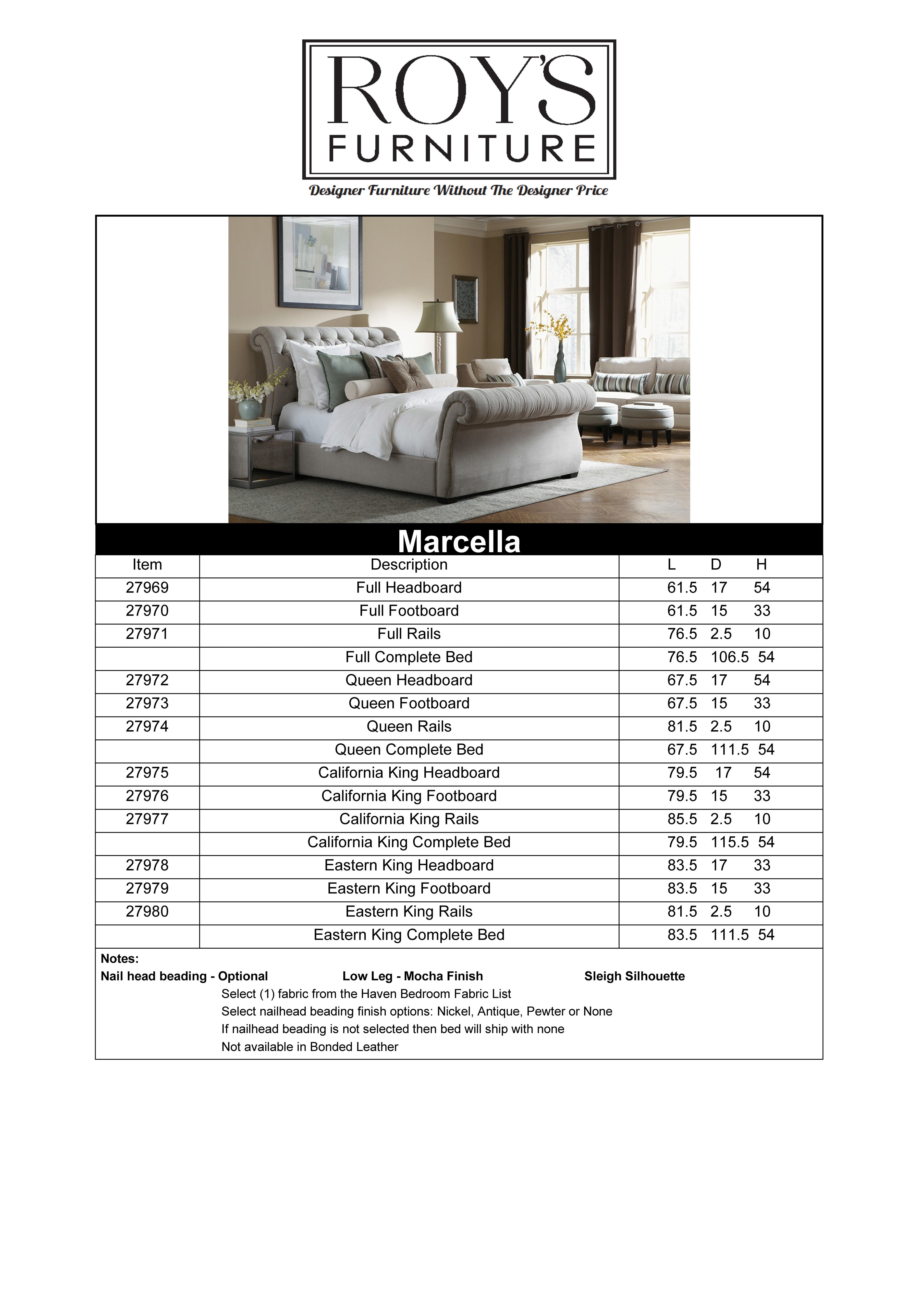Marcella Upholstered Queen Bed