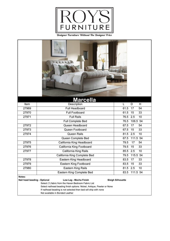 Marcella Upholstered Queen Bed