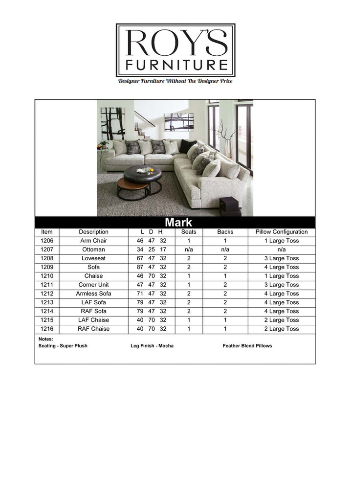 Mark Sectional
