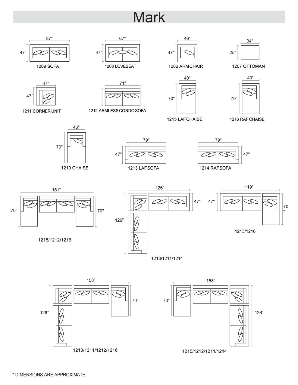 Mark Sectional