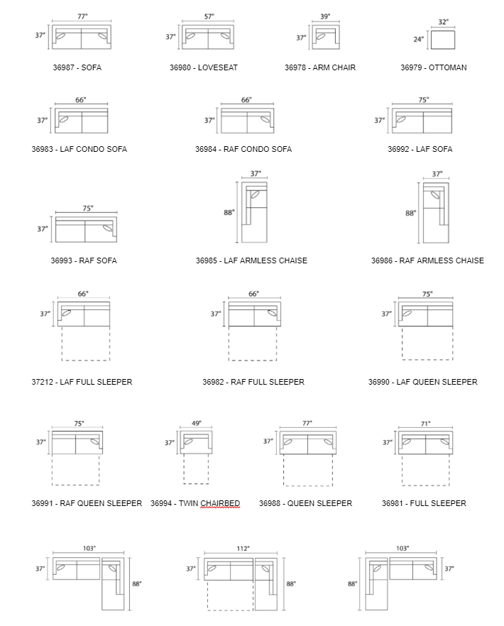 Millie Sleeper Sectional