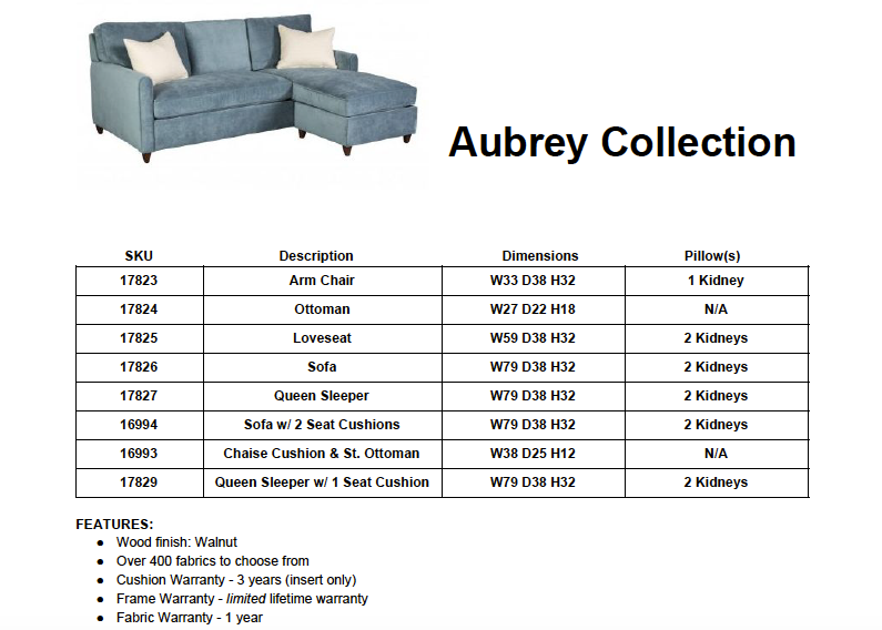 Aubrey Sectional 