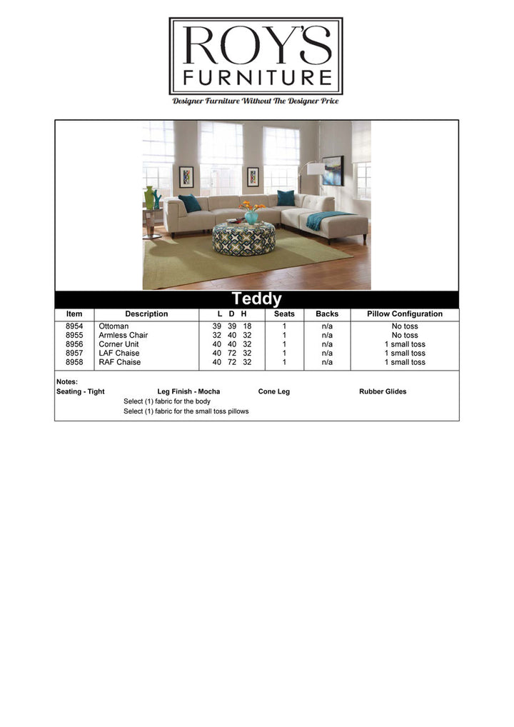 Teddy Sectional