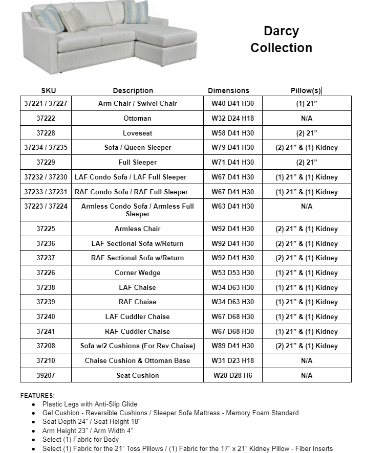 Darcy Sectional