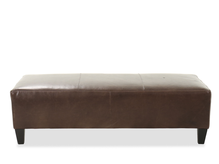 18934 Leather Ottoman