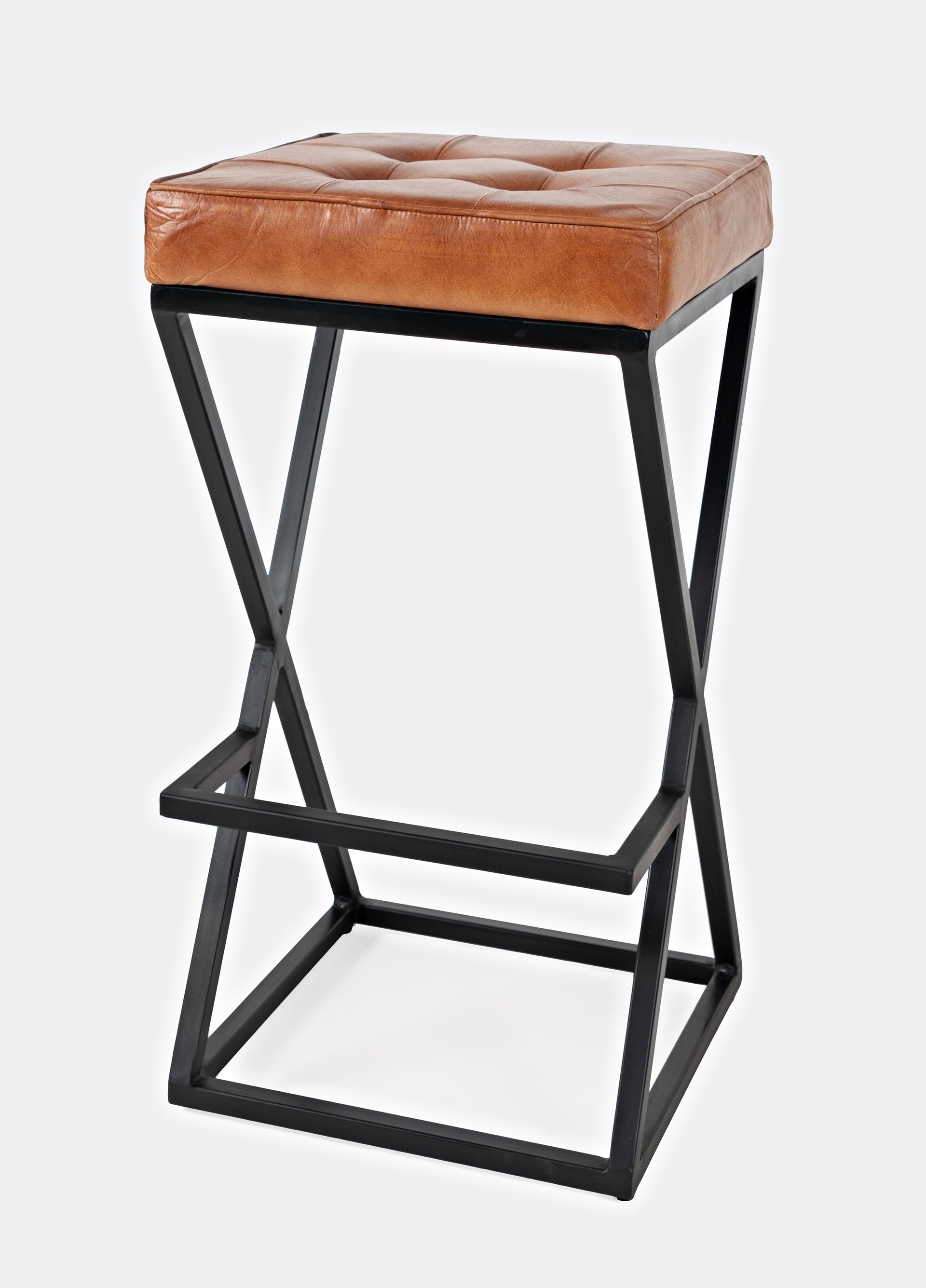 30323 Leather Stool