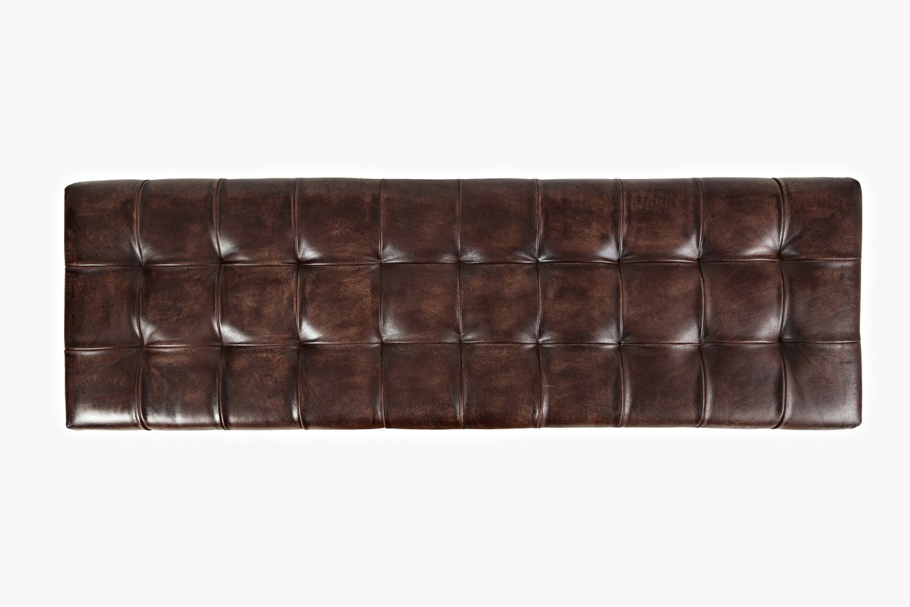 16817 Leather Ottoman